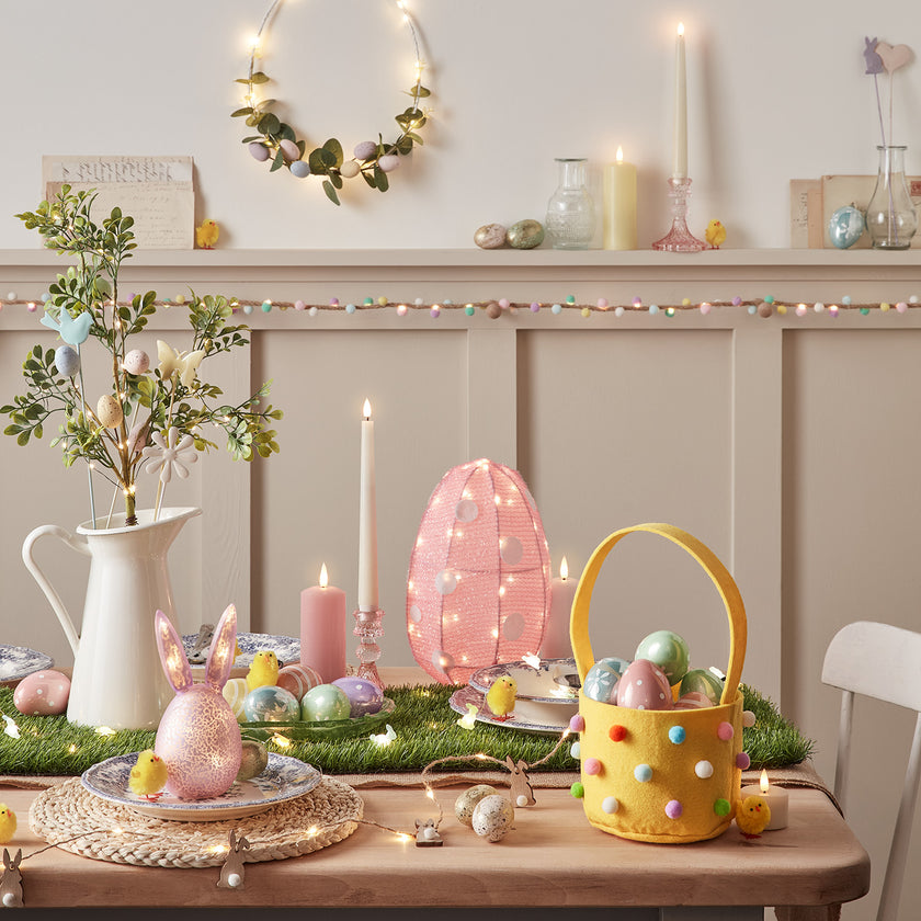 Fantasievolle Tischdeko zu Ostern
