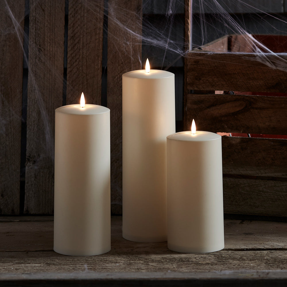 TruGlow® LED Outdoor Kerzen großes Trio