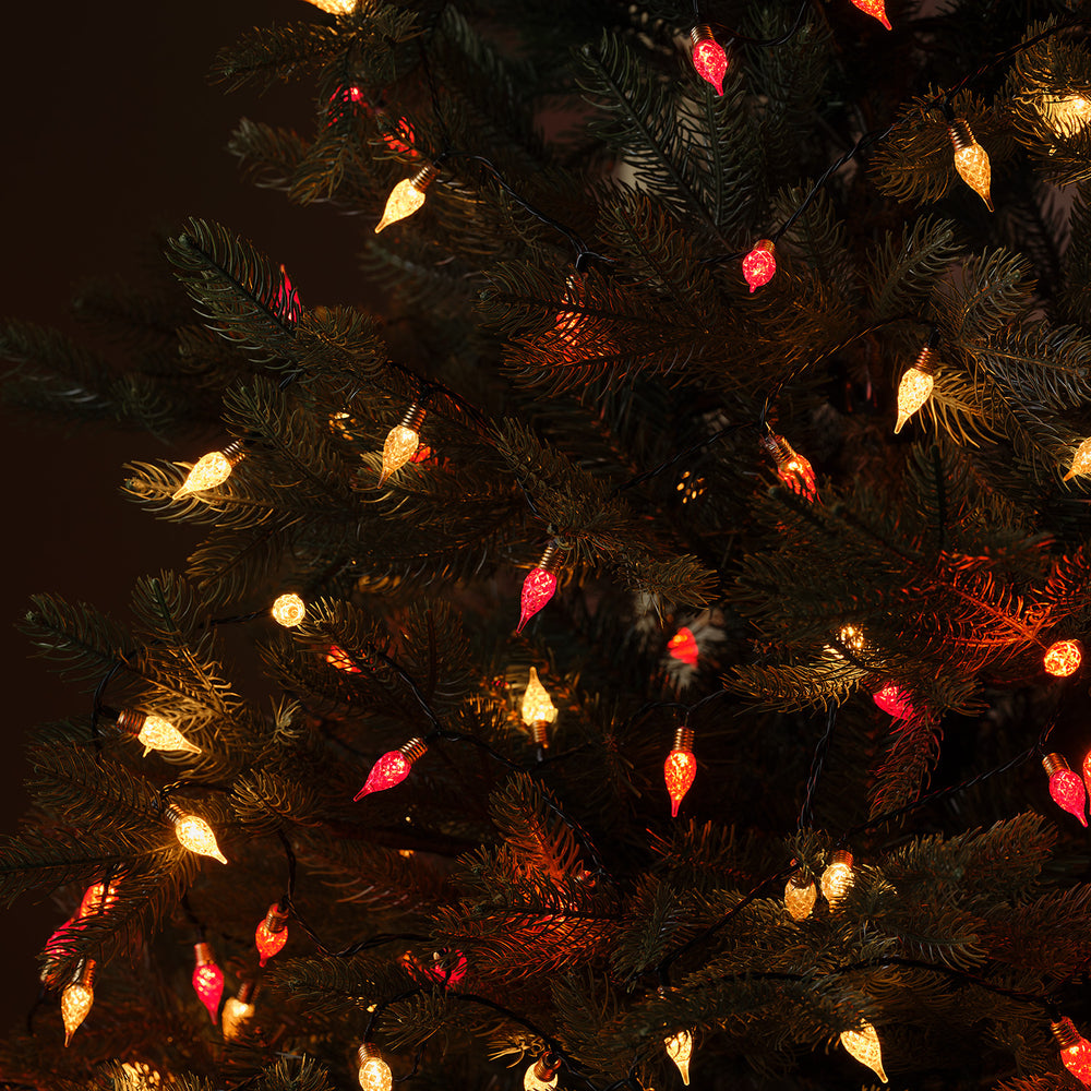 LED Lichterkette Kerzenform