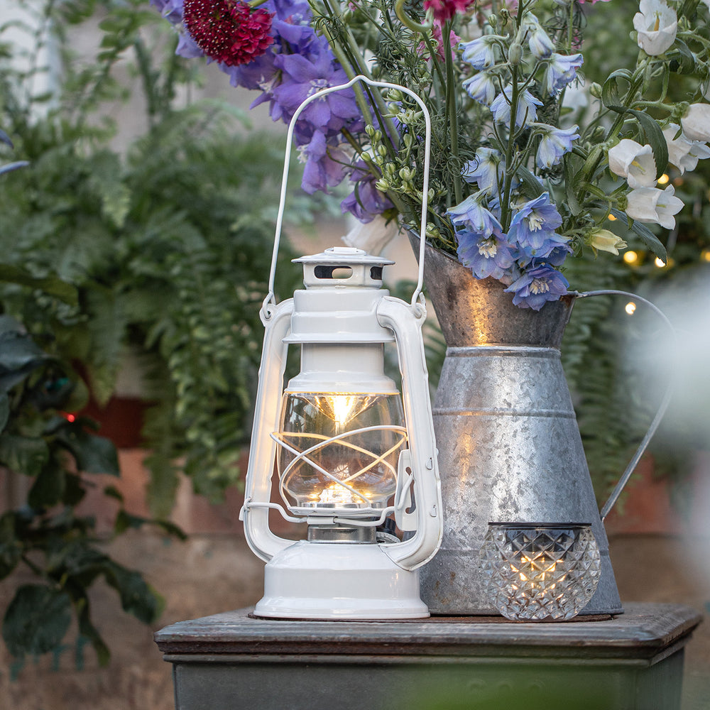 LED Sturmlaterne weiß