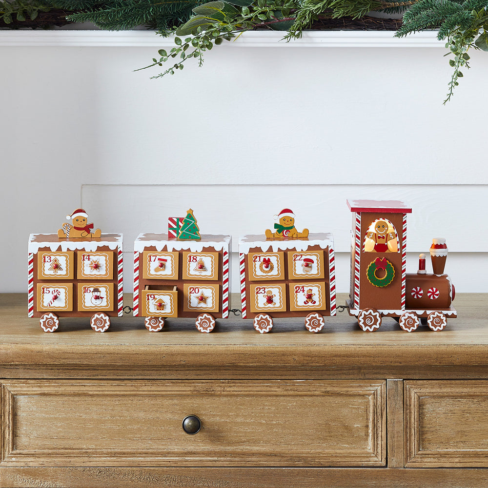Lebkuchenzug Adventskalender zum Befüllen