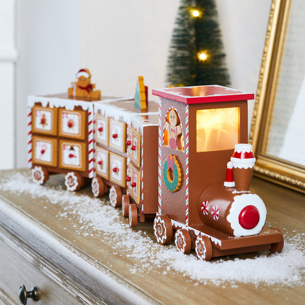 Lebkuchenzug Adventskalender zum Befüllen