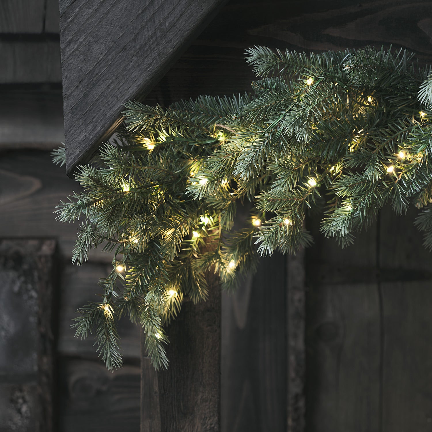 künstliche tannengirlande wie echt mit beleuchtung Bicolor LED Weihnachtsgirlande Tannenzweige