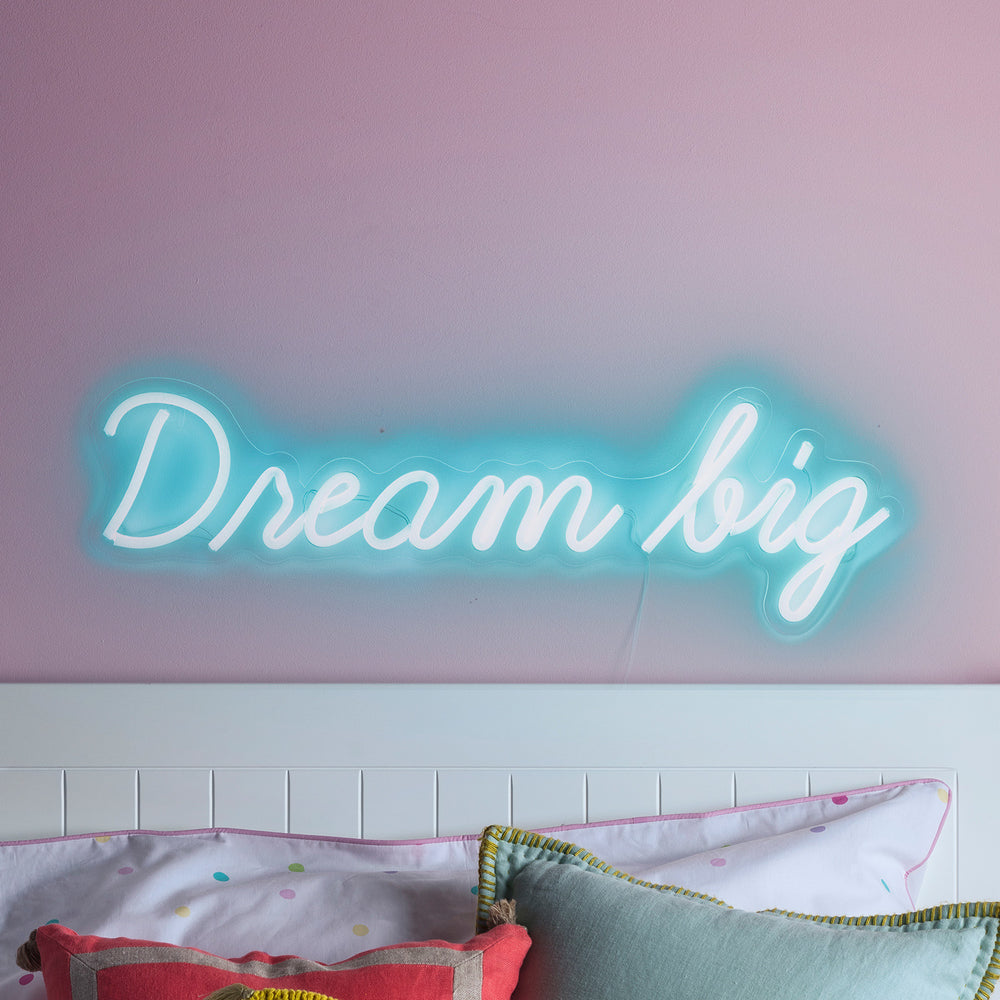 Dream Big LED Neon Leuchtschriftzug