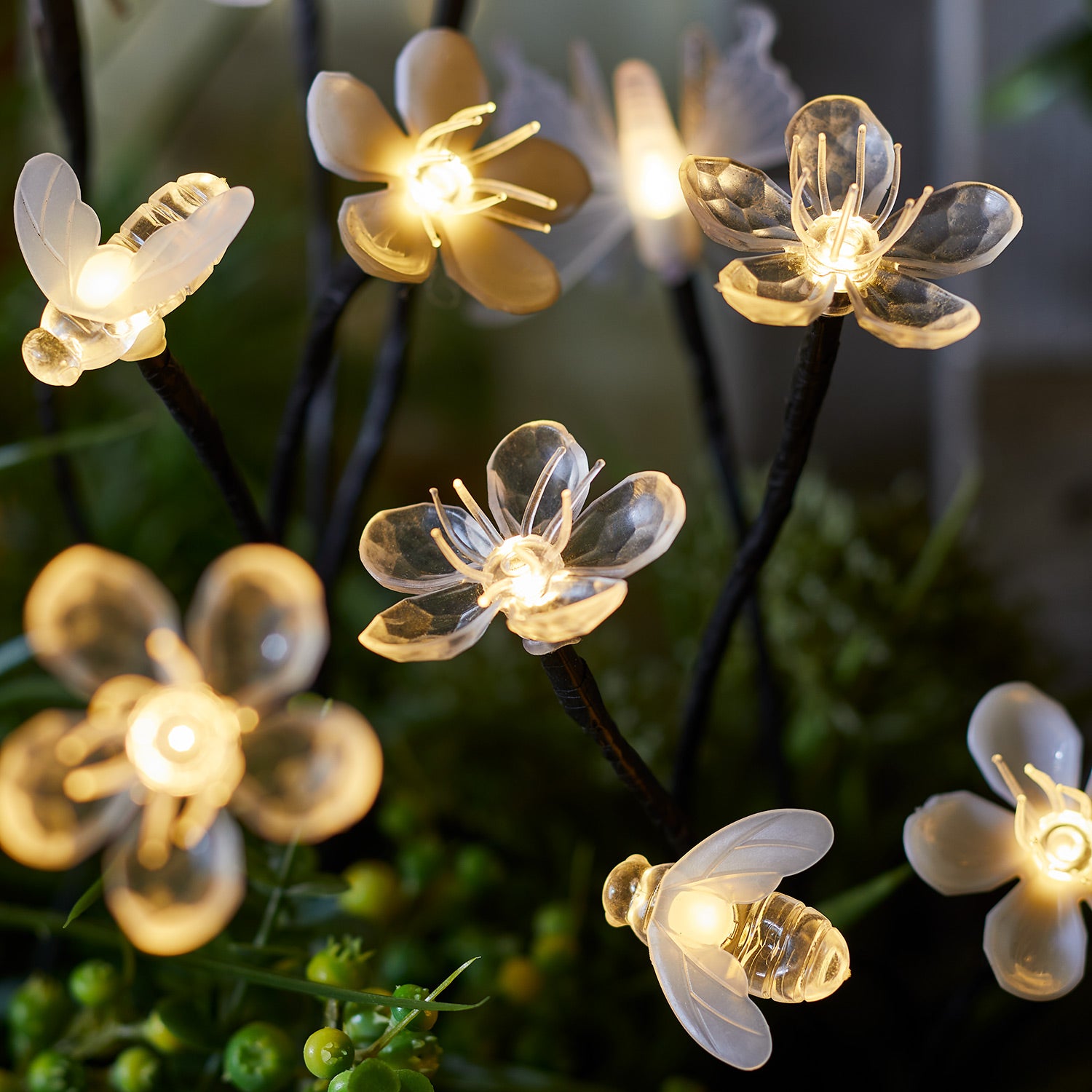 kleine solarleuchten für blumenkästen Solar Stableuchten Blumen, Bienen & Schmetterlinge