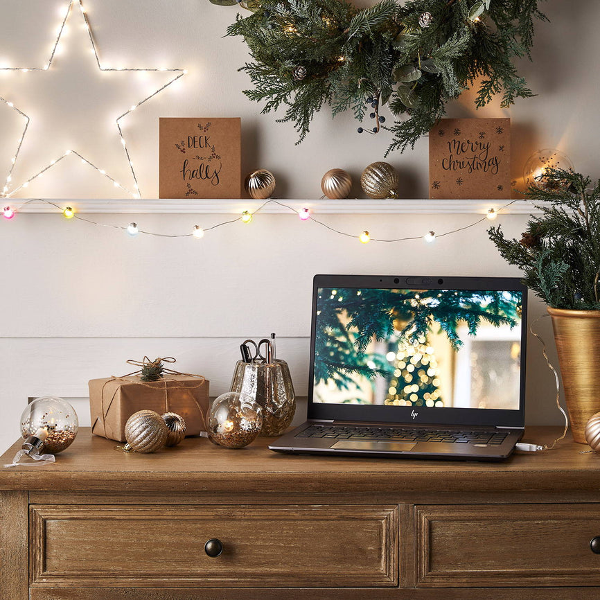 Weihnachtsdeko fürs Homeoffice