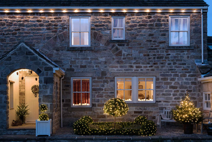 Ideen zur Haus Weihnachtsbeleuchtung