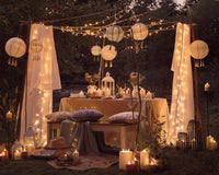 Gartenparty-Beleuchtung ✨ LED, wetterfest & mit Timer