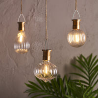 Solar Hängeleuchten Birnen Warmweiß Sommer