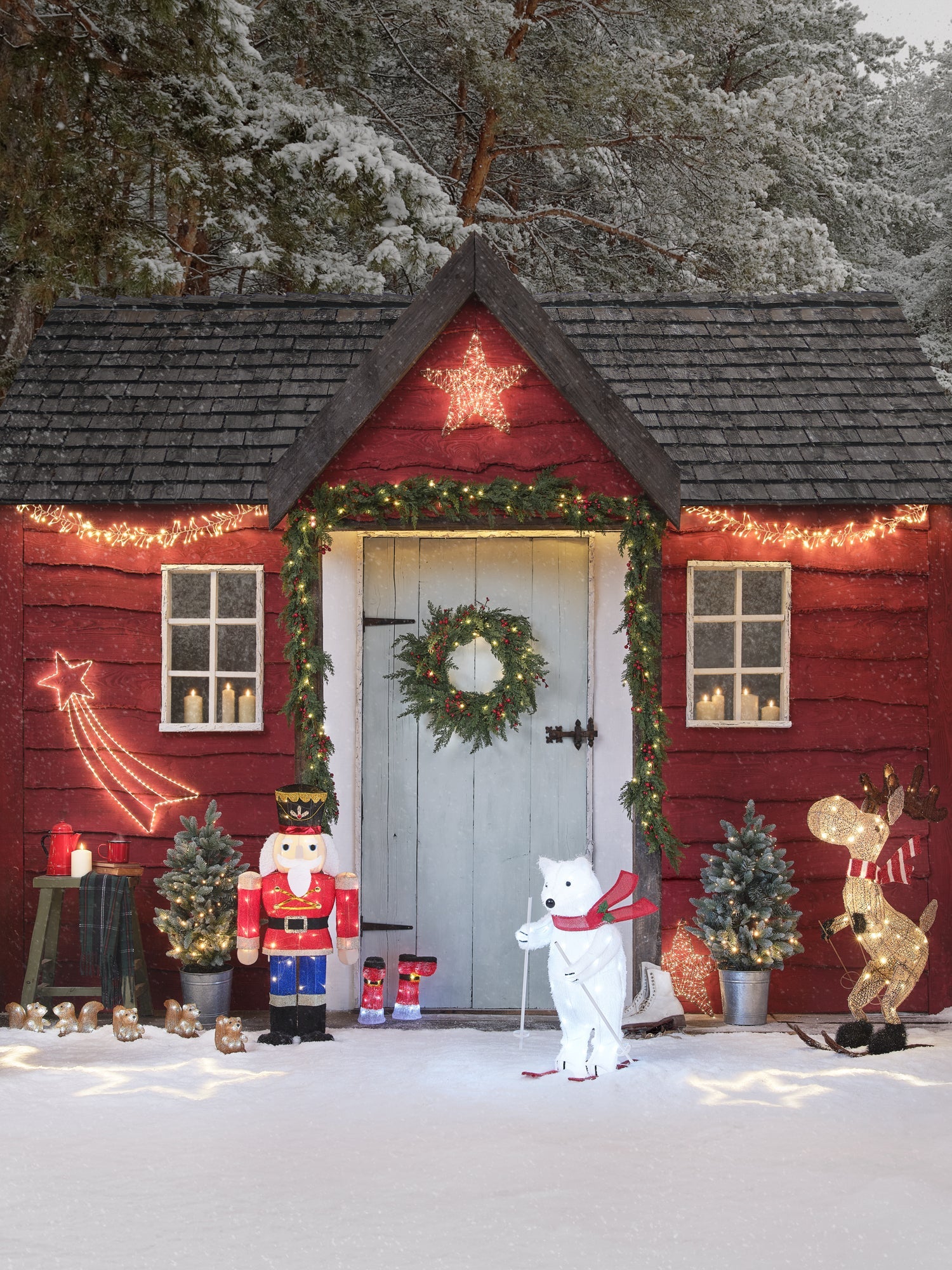 Weihnachtsbeleuchtung: Figuren für außen – Lights4fun.de