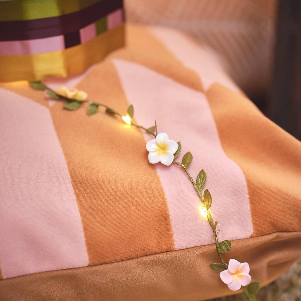 Mikro LED-Lichterkette mit Feldblumen