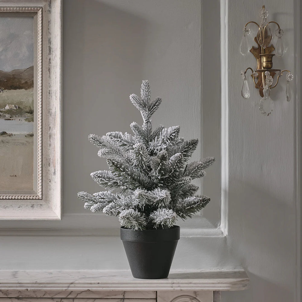 45cm verschneiter LED-Weihnachtsbaum