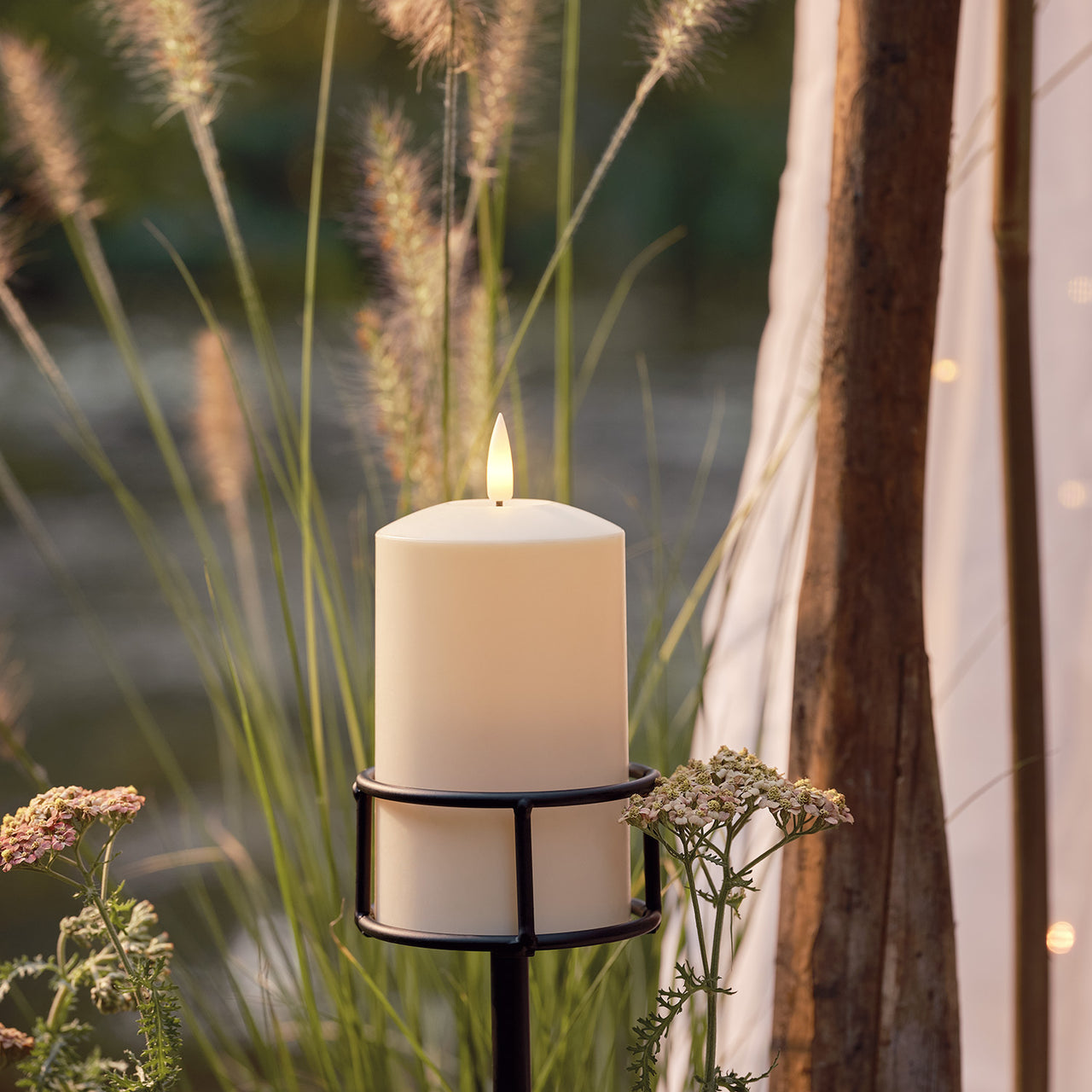 Stableuchte und TruGlow® Stumpenkerze