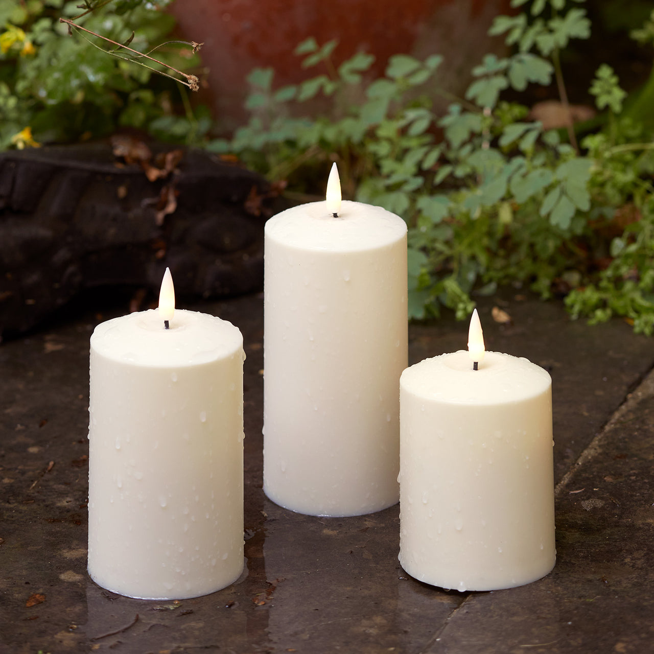 Beleuchtungsset Lichterhimmel und Outdoor Kerzen