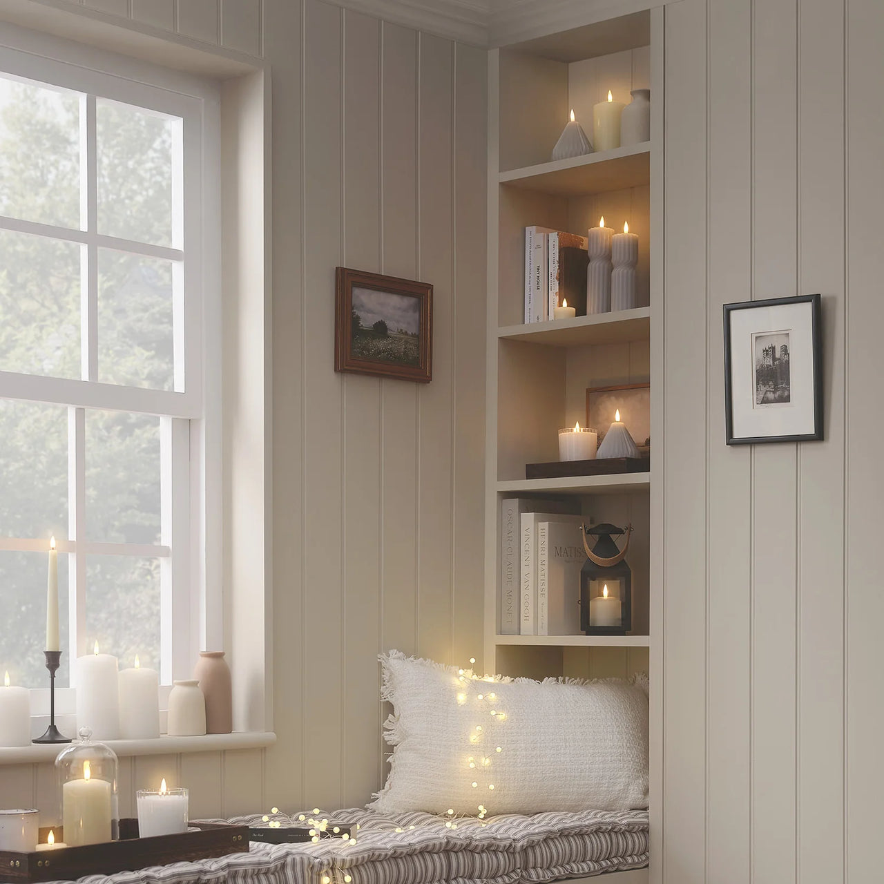 2er Set TruGlow® LED‑Stumpenkerzen mit Fernbedienung