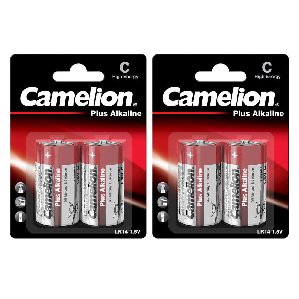 4 Typ C Batterien 1,5V