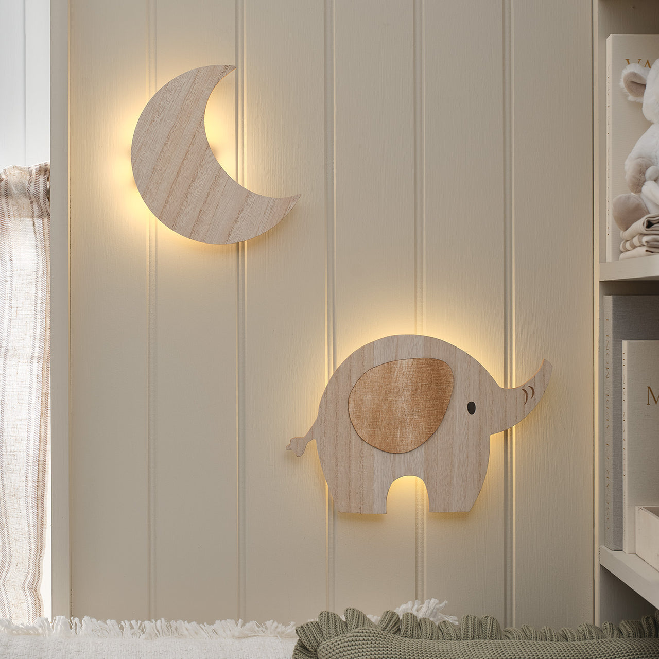 Mond Wandlicht fürs Kinderzimmer mit Fernbedienung & Timer