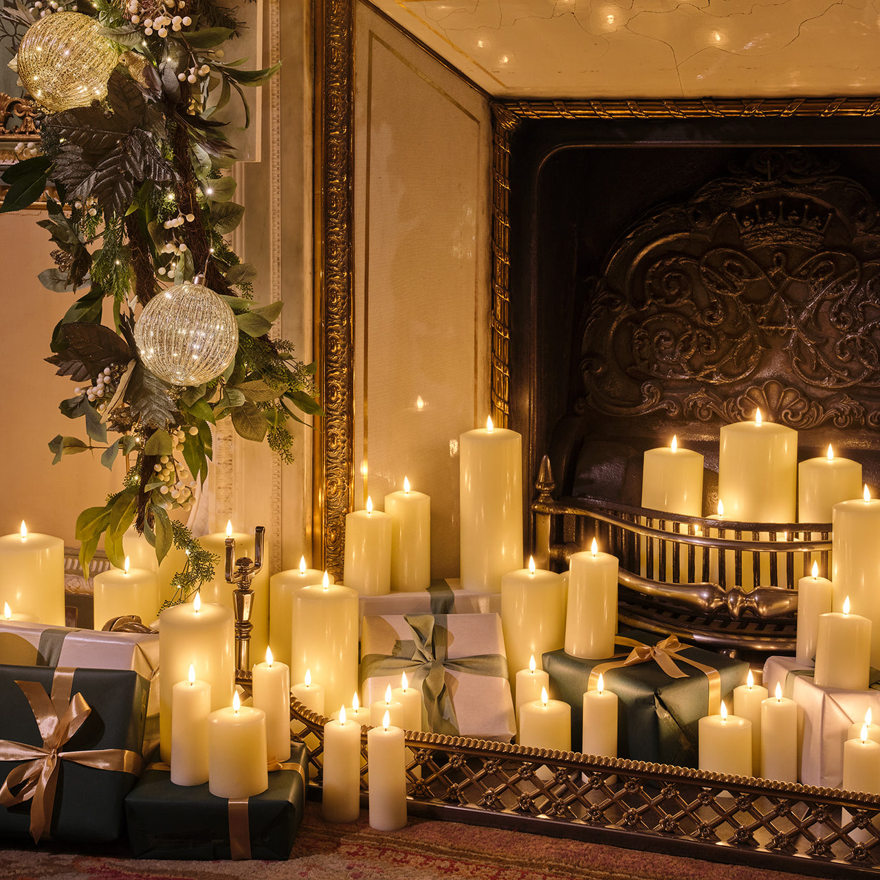 13er Set TruGlow® LED Kerzen Echtwachs