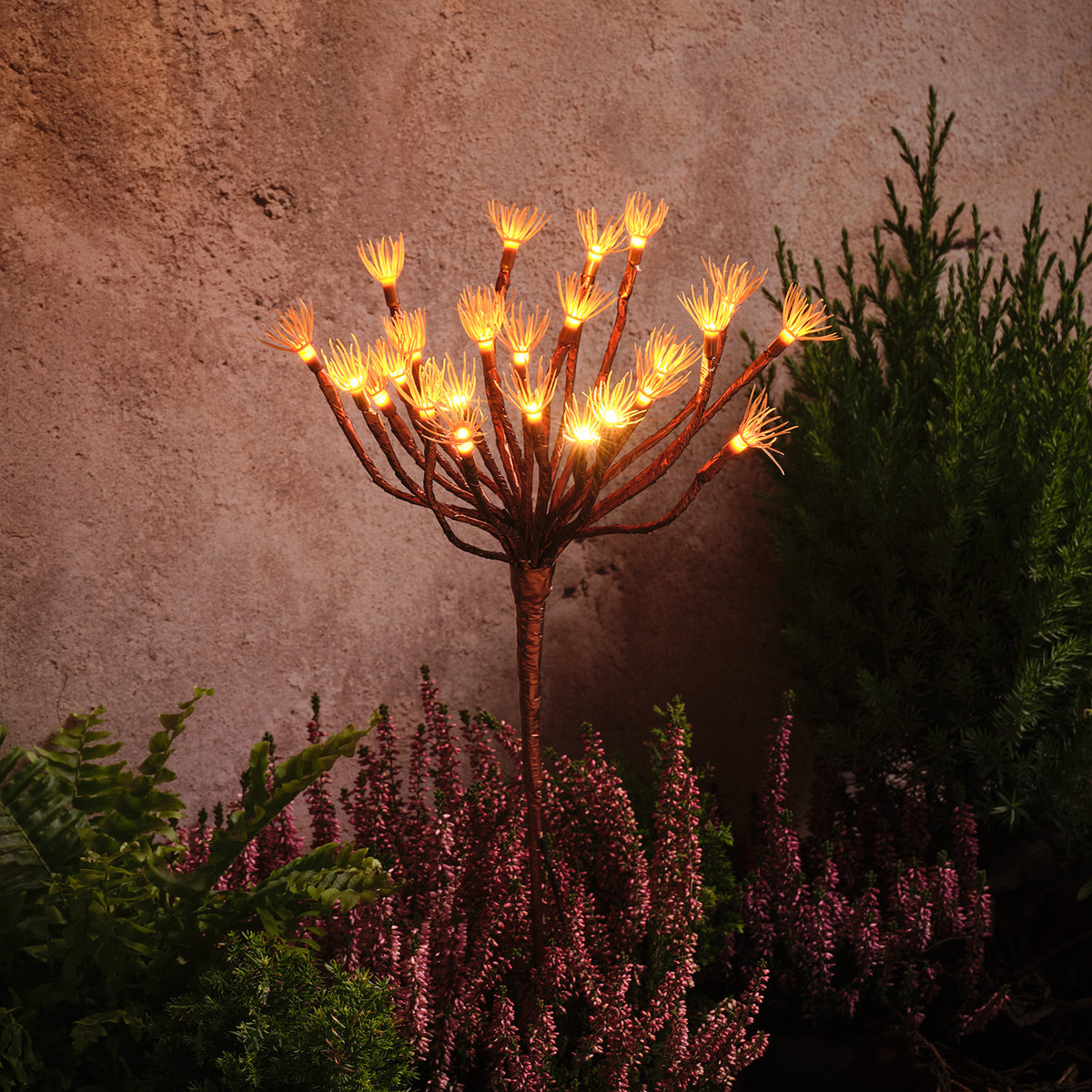 Lights4fun 3er-Set Solarlampen Aus Glas – Hängend, Warmweiß, LED-Flammeneffekt, Für Balkon & Garten