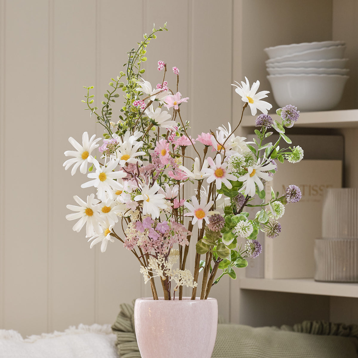 Künstlicher Frühlingsstrauß „Daisy