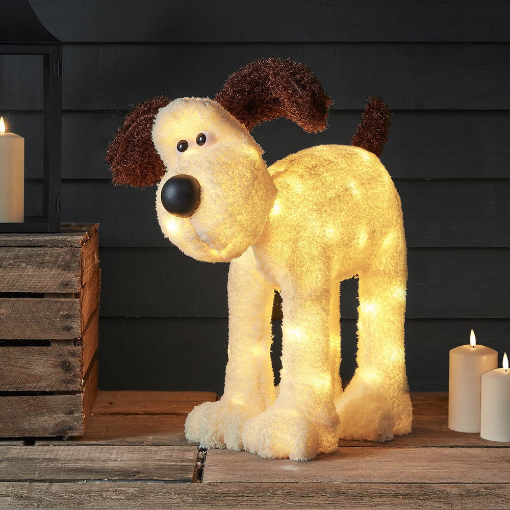 Wallace and Gromit™ Hund LED Figur außen