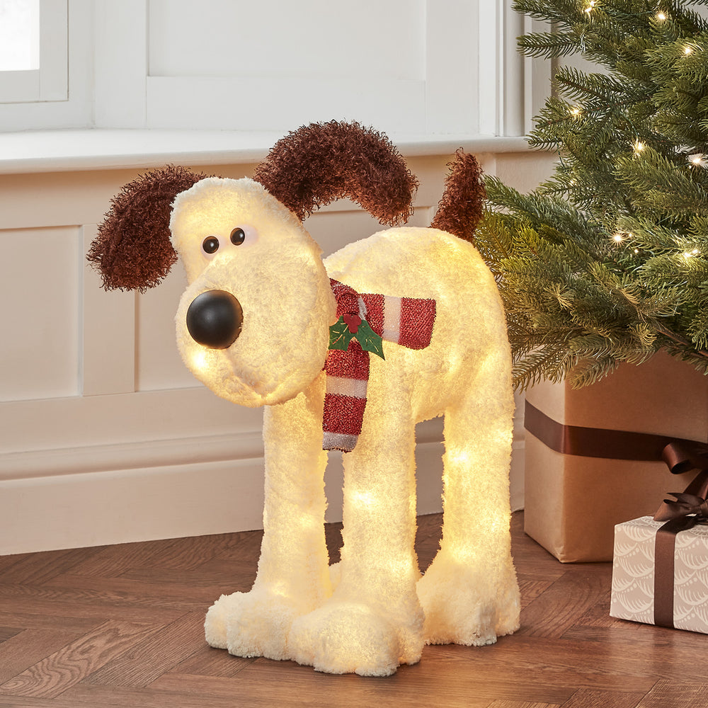 Wallace and Gromit™ Hund LED Figur außen