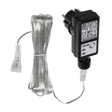 24 V 6 W Ersatz-Transformator mit Timer und 3 Lichtmodi für Bicolor-LED-Rentiere