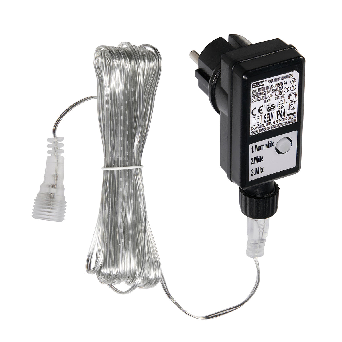Ersatz-Transformator 4,5 V 3,6 W mit Timer für Bicolor-LED-Rentiere und LED-Kegel