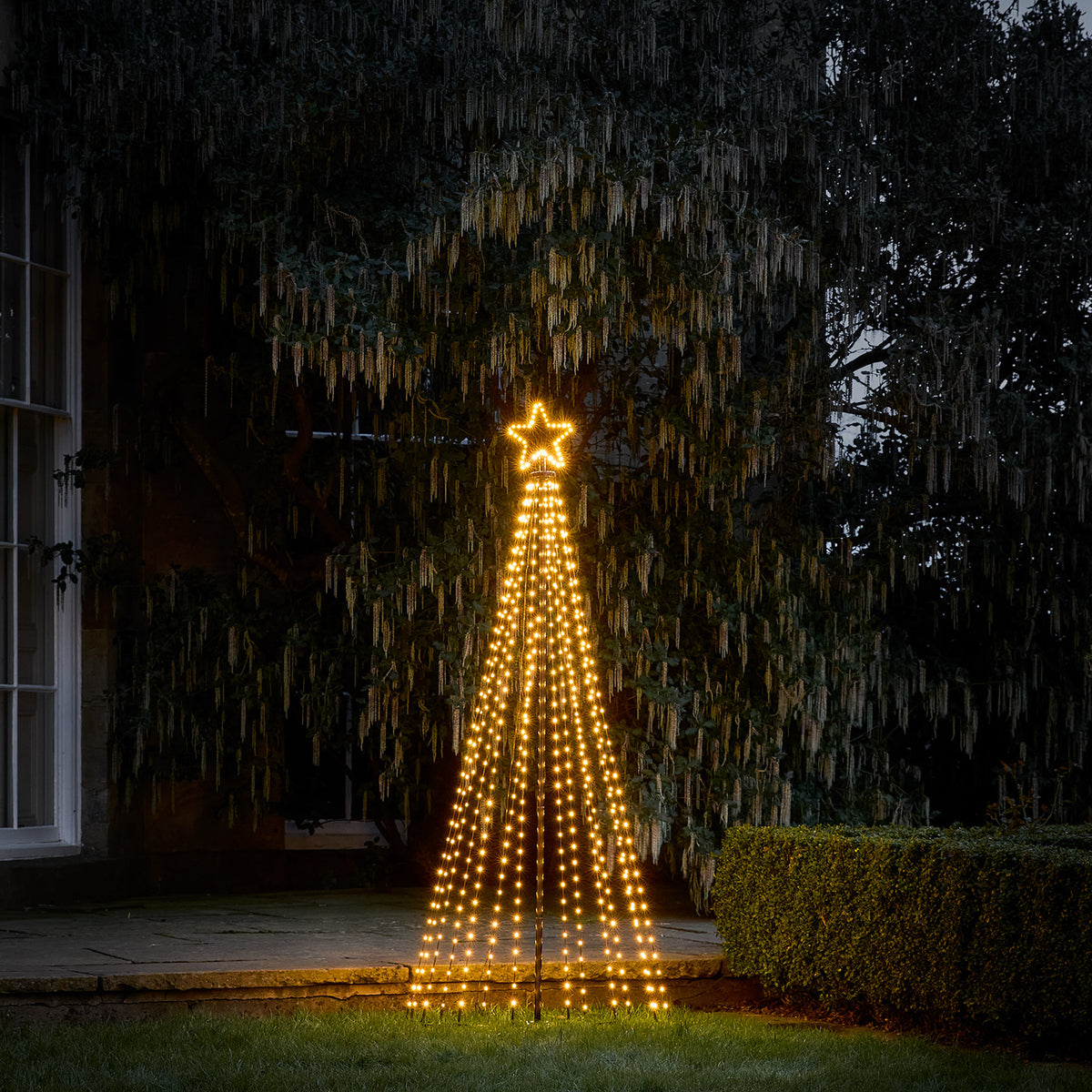 LED Baum Weihnachtsdeko außen warmweiß