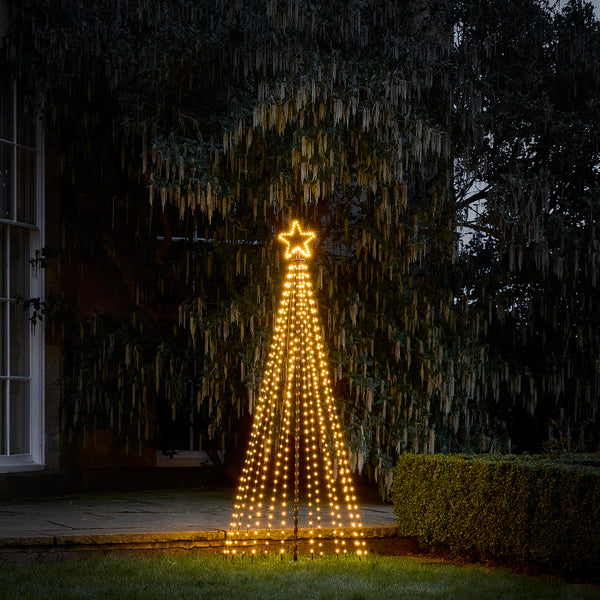 LED Baum Weihnachtsdeko außen warmweiß