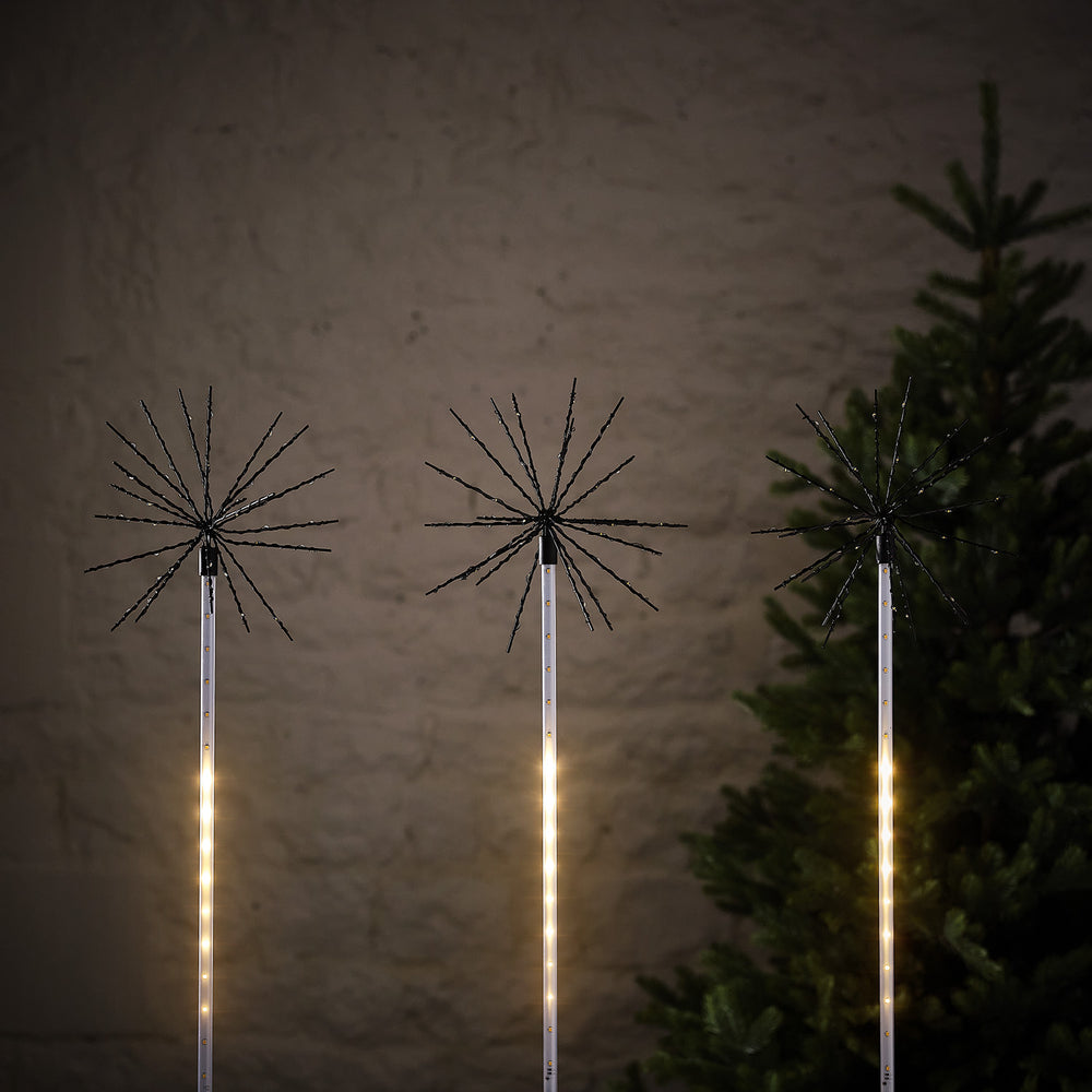 3er Set 70cm LED Starburst Stableuchten