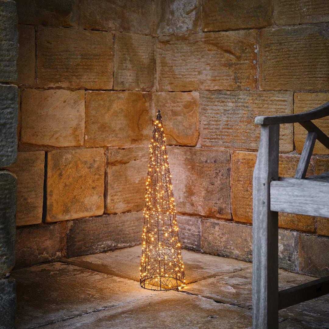 60cm LED-Weihnachtsbaum aus Draht