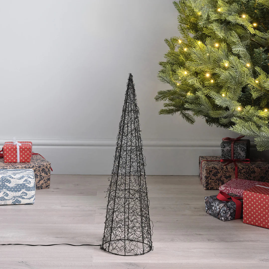 60cm LED-Weihnachtsbaum aus Draht