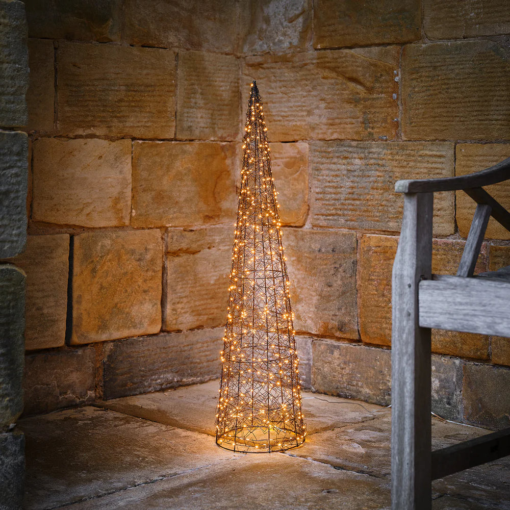 80cm LED-Weihnachtsbaum aus Draht