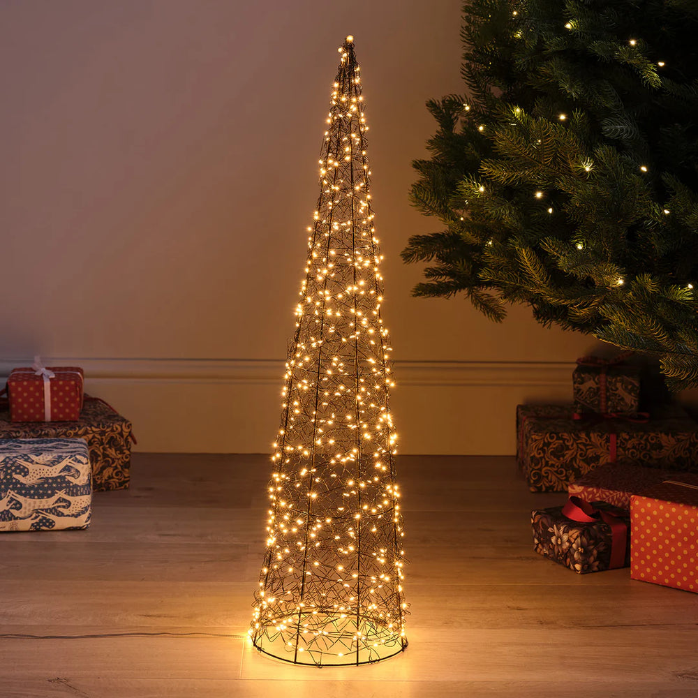 80cm LED-Weihnachtsbaum aus Draht