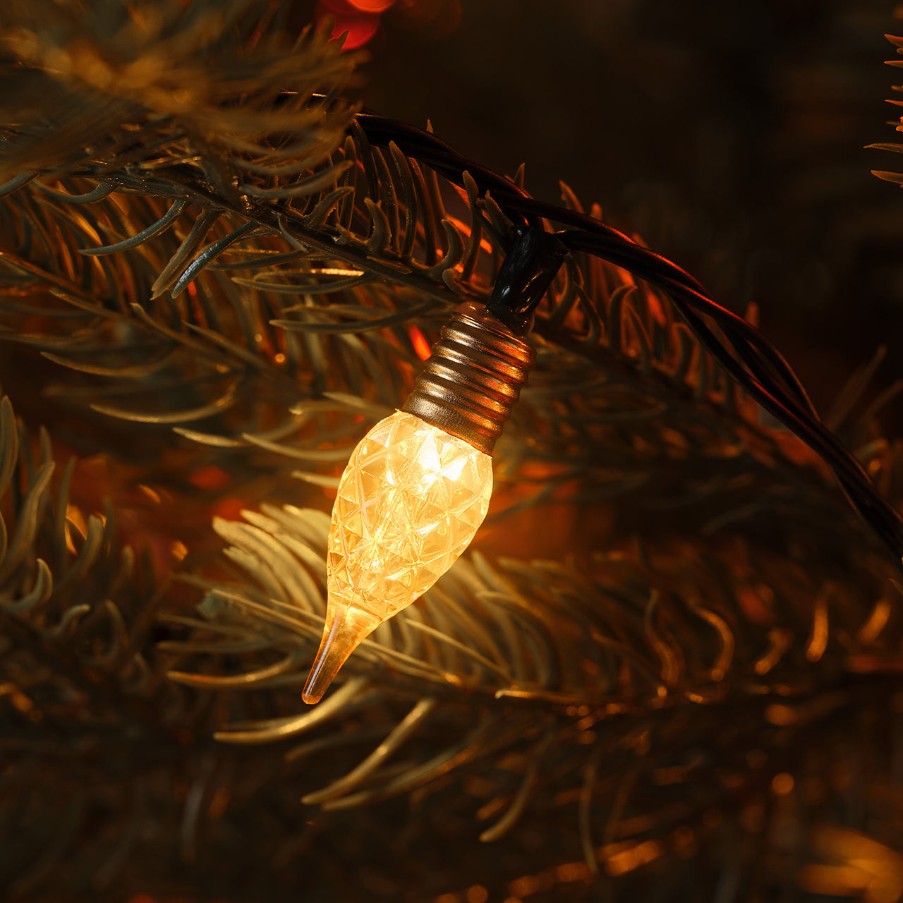 LED Lichterkette Kerzenform