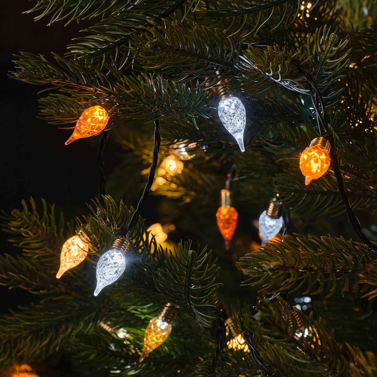 LED-Lichterkette Kerzen