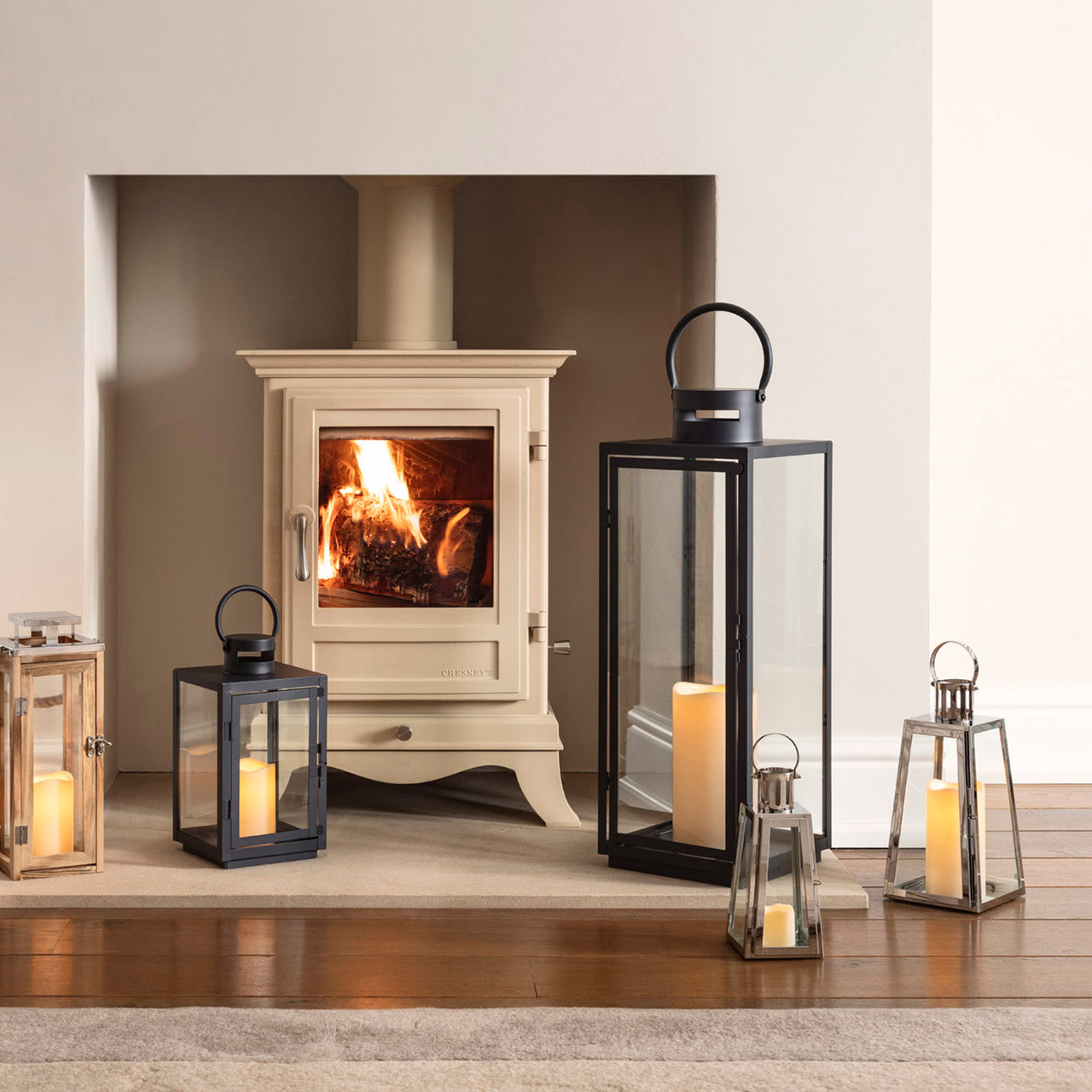 Miners Edelstahl LED Laterne