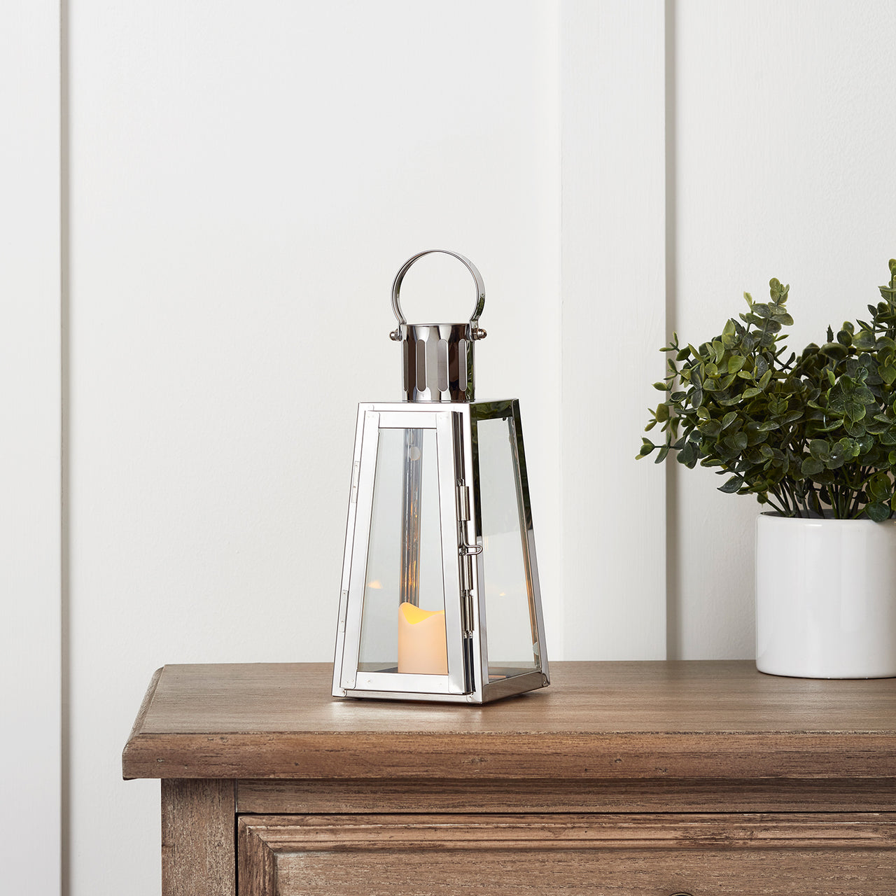 Miners Edelstahl LED Laterne