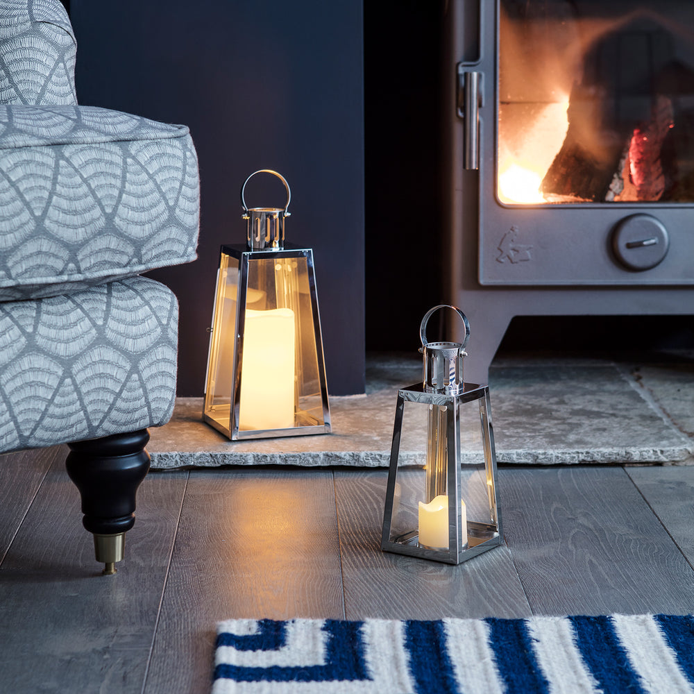 Miners Edelstahl LED Laterne