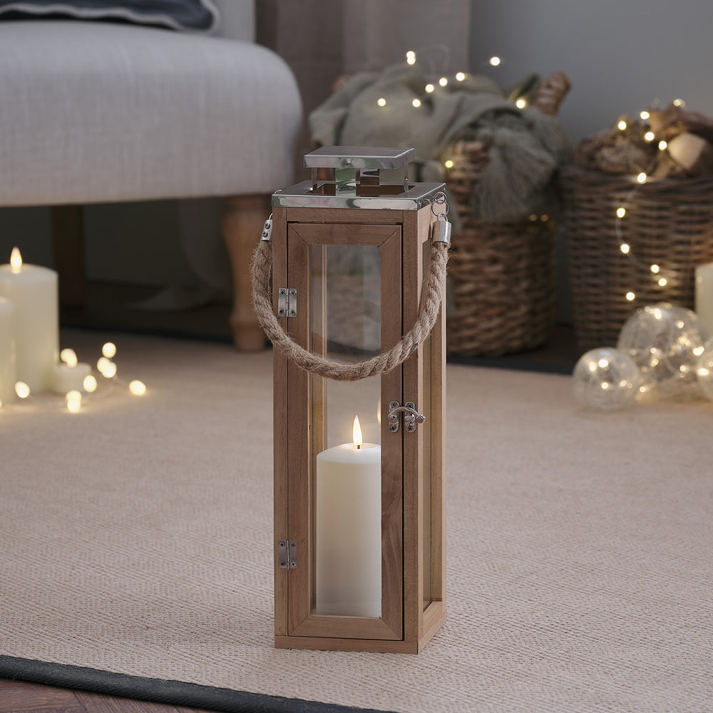 Salcombe 2 LED Laternen mit TruGlow® Kerzen