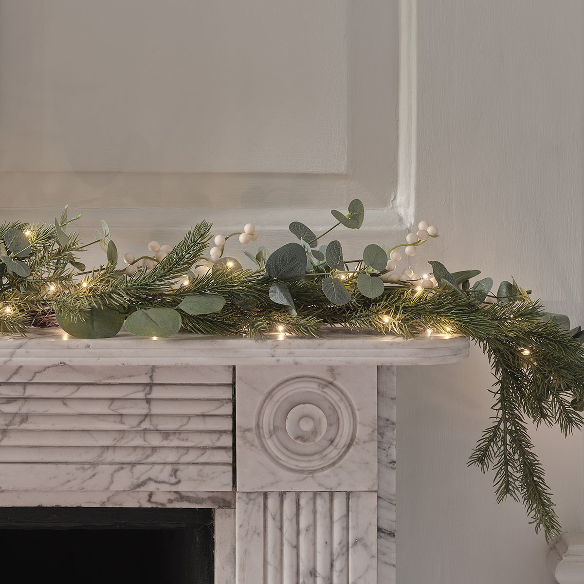 Weihnachtsgirlande 1,5m mit Eukalyptus