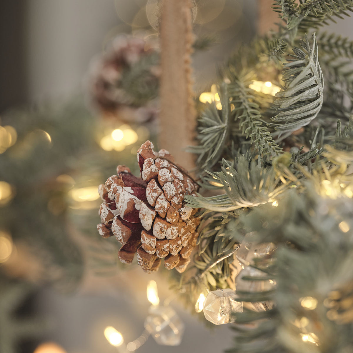 1,5 m LED-Weihnachtsgirlande Once Upon a Star mit 40 warmweißen LEDs und Timer close up
