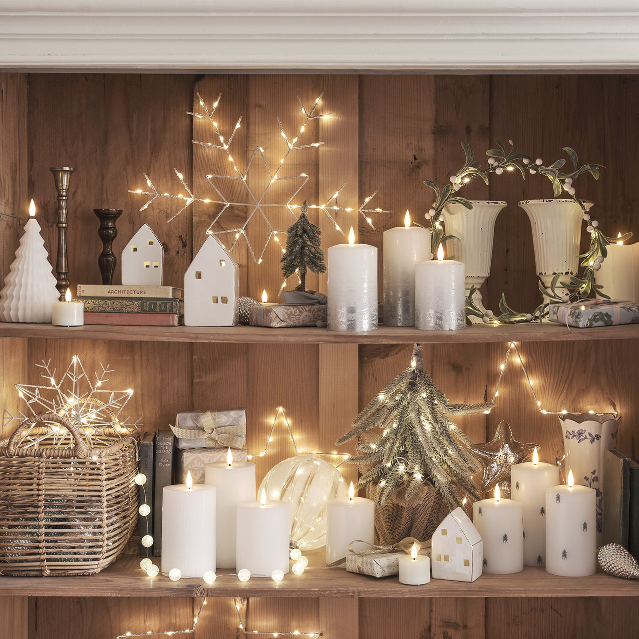 Osby LED Schneeflocke Fensterdeko Weihnachten