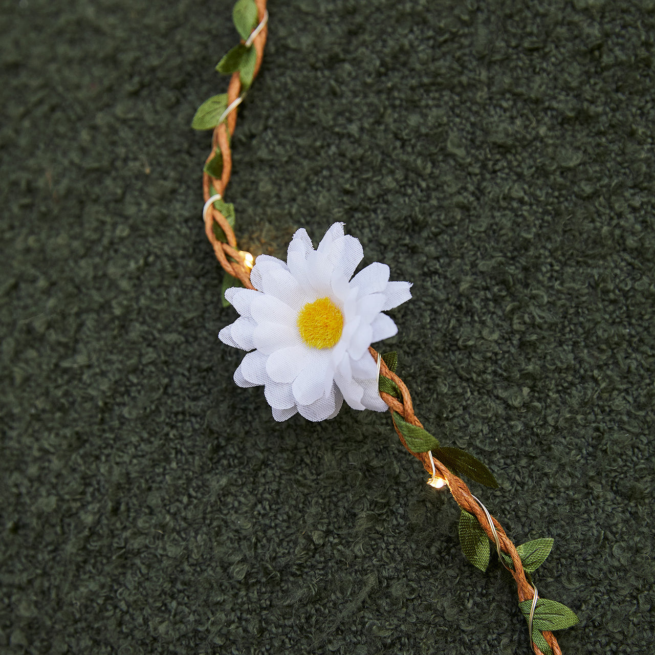 2m LED Micro Girlande Gänseblümchen