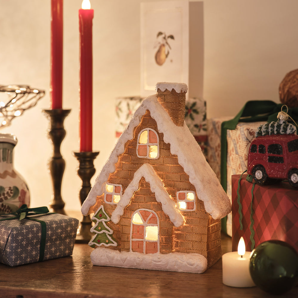 LED Lebkuchenhaus Weihnachtsdeko