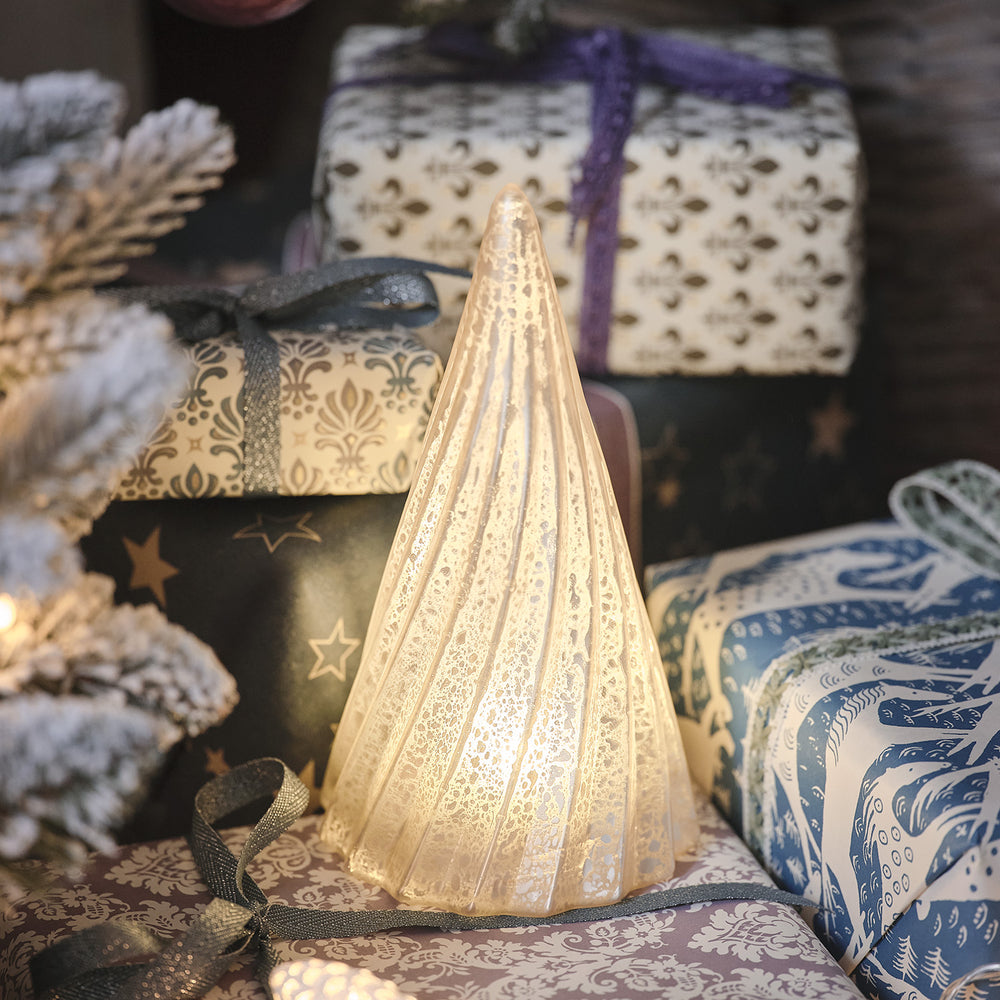 LED Weihnachtsbaum aus Glas