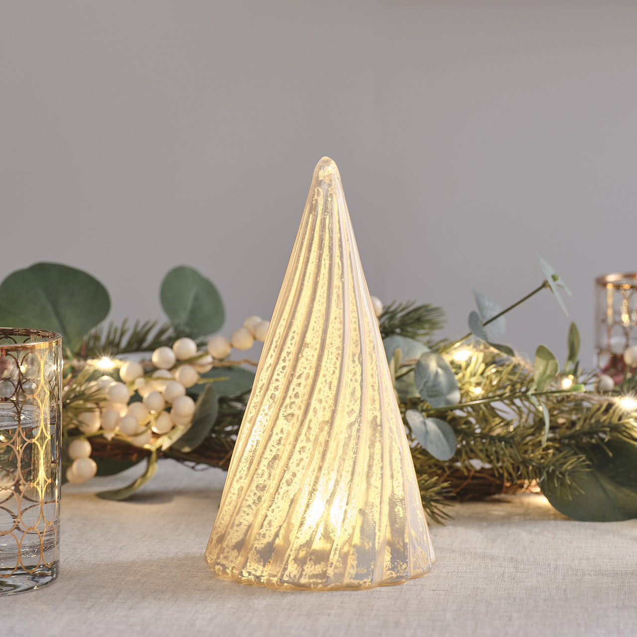 LED Weihnachtsbaum aus Glas