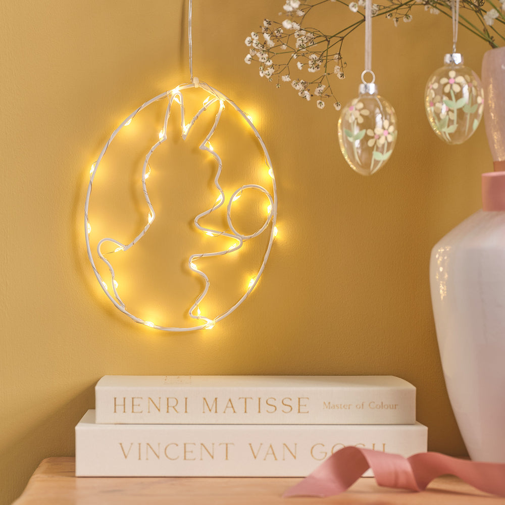 LED Lichterkette Ostern – 20 Bunte Eier-LEDs, Batteriefrei, Für Drinnen & Draußen, Osterdeko Lichterschlauch 3m