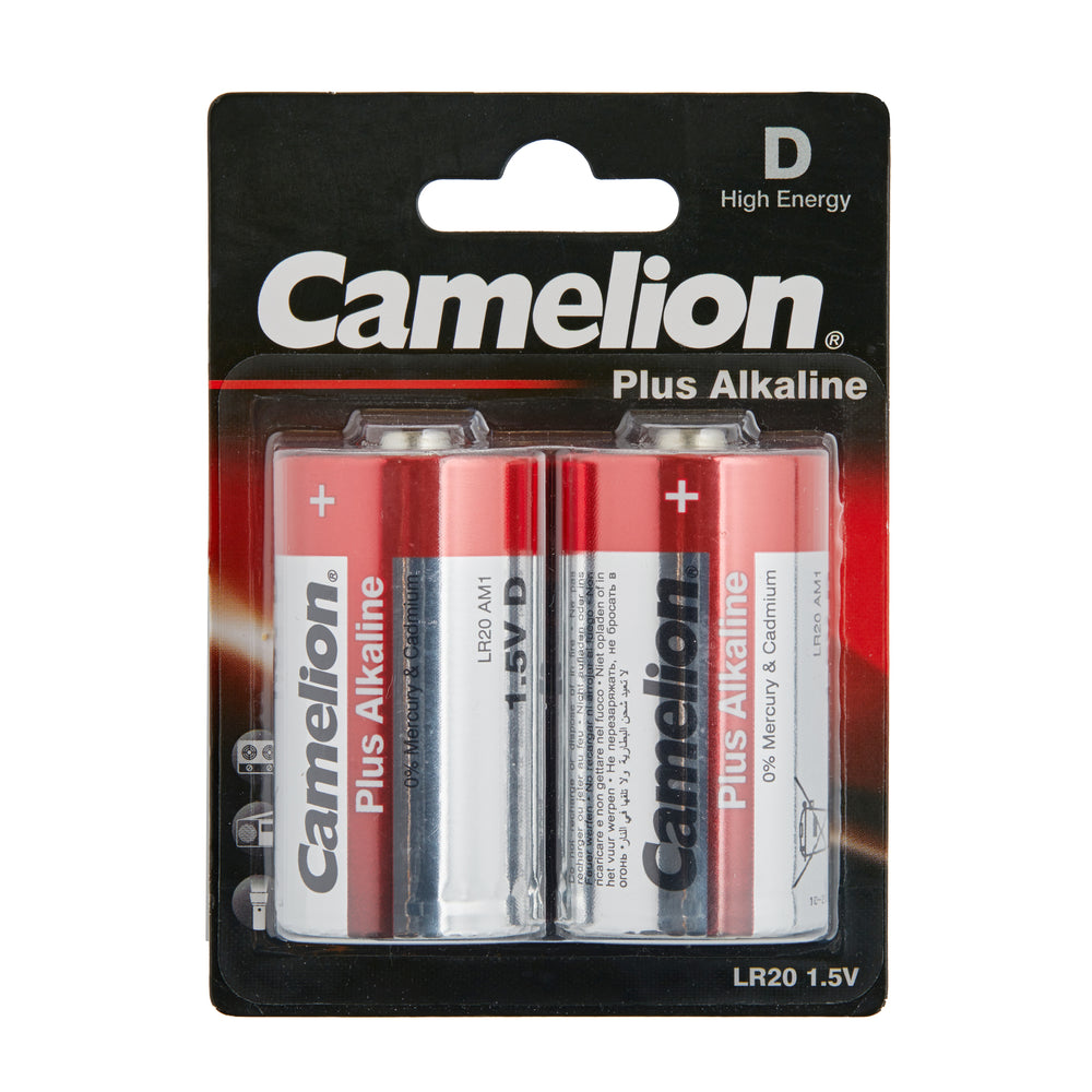 2er Set Typ D Batterien 1,5 V